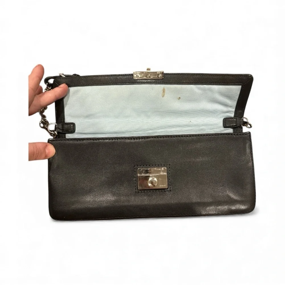 Coach black y2k shoulder bag